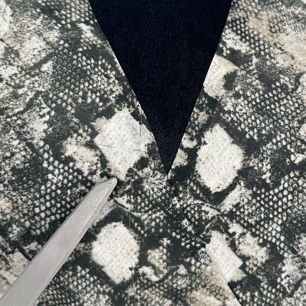 Leyden Python Snake Print Chiffon Wrap Short Dres… - image 3